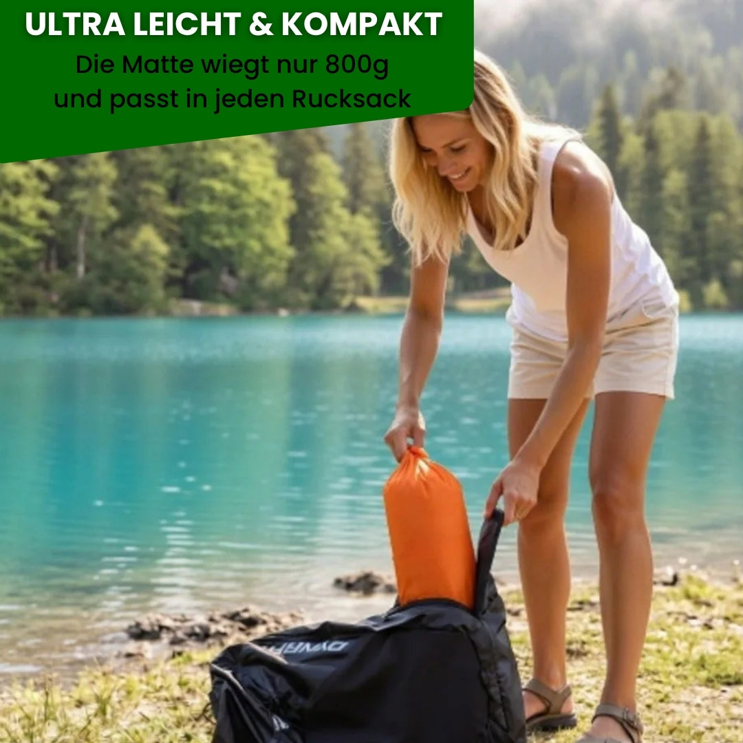 Ultraleichte & kompakte Isomatte - perfekt für unterwegs