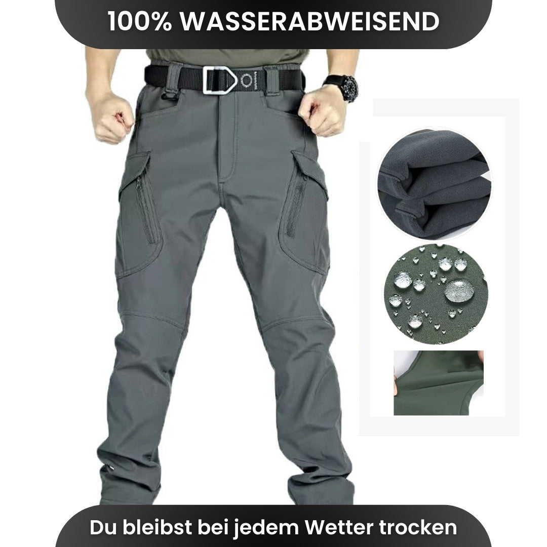 Wasserdichte Thermo-Outdoorhose mit Fleece