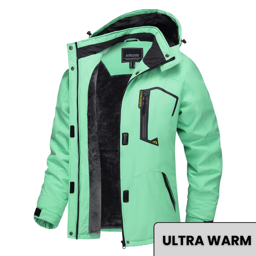 Warme Outdoor Winterjacke Damen – wind- & wasserdicht