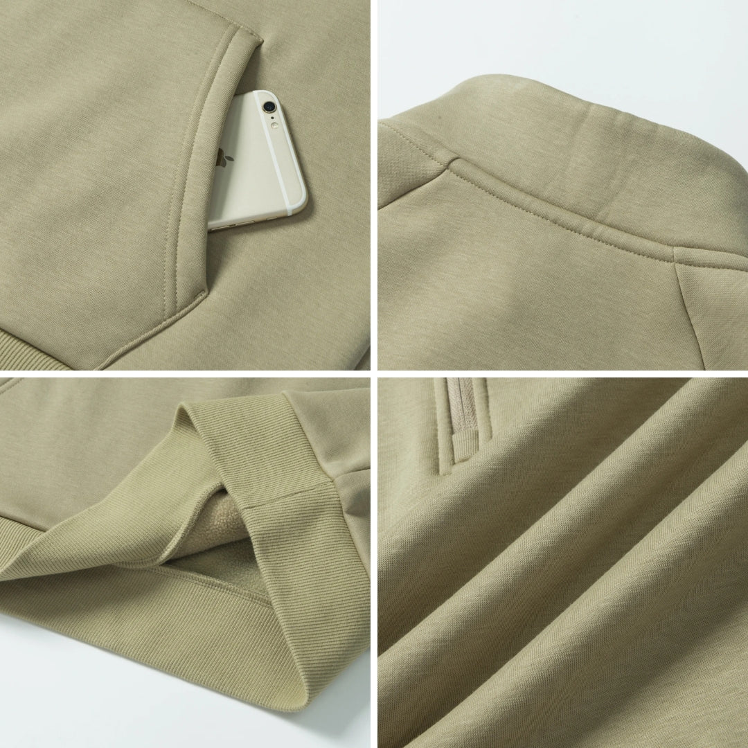 Fleece Winterpullover Herren