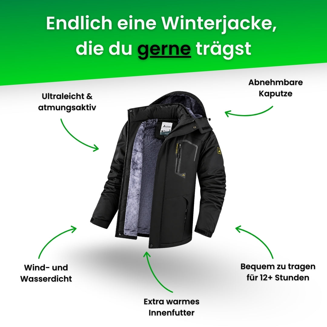 Wasserdichte Winterjacke - Herren