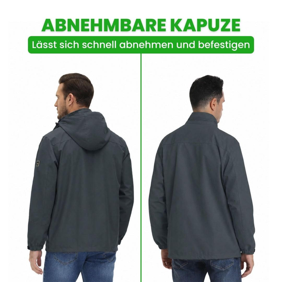 Herren Regenjacke - Für Wandern, Freizeit & Outdoor