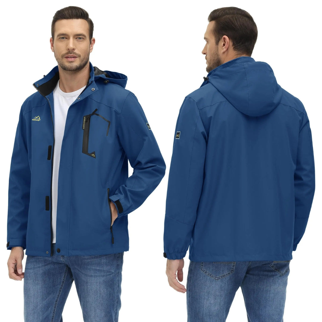 Herren Regenjacke - Für Wandern, Freizeit & Outdoor