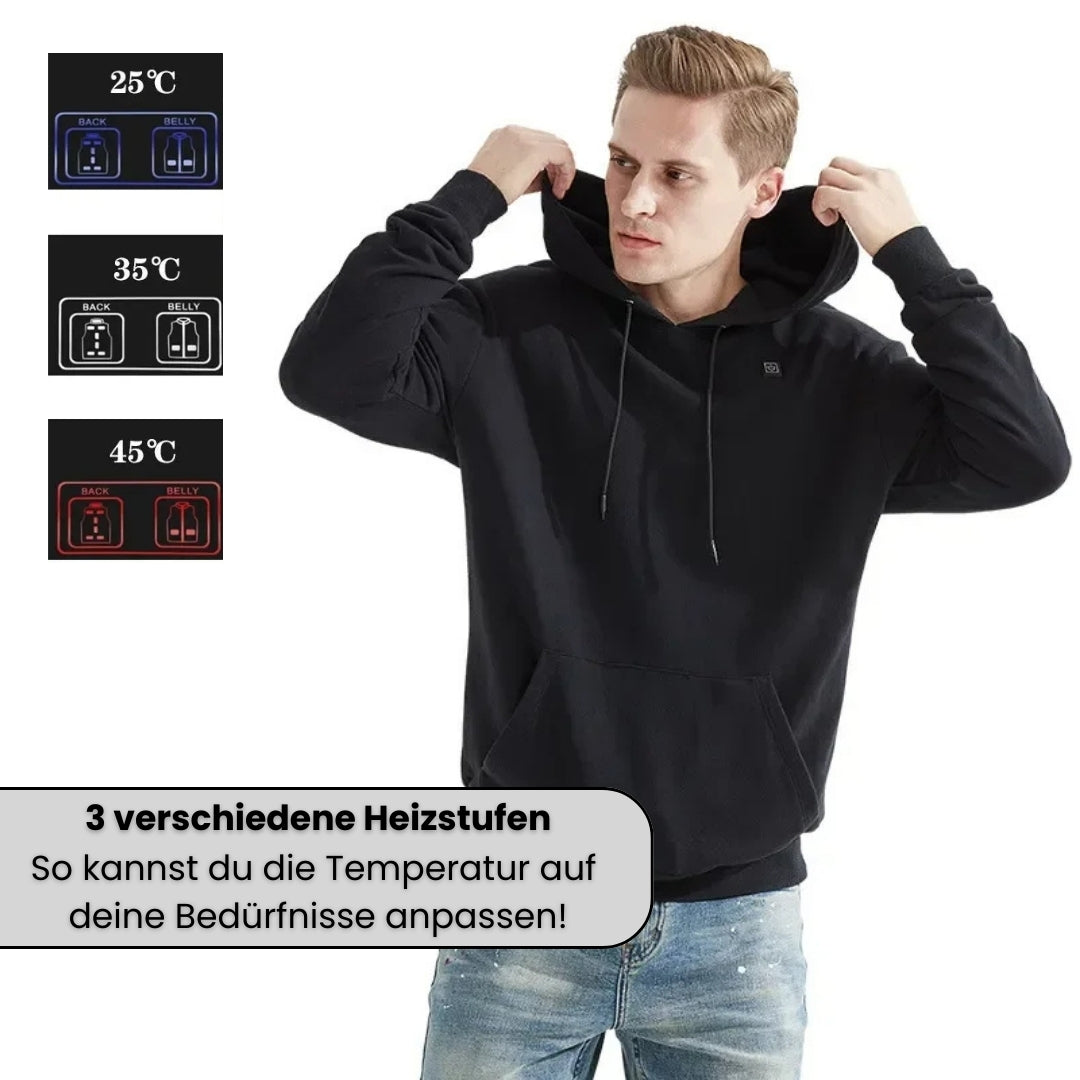 Beheizter Hoodie mit 5 Zonen – bleib warm & flexibel