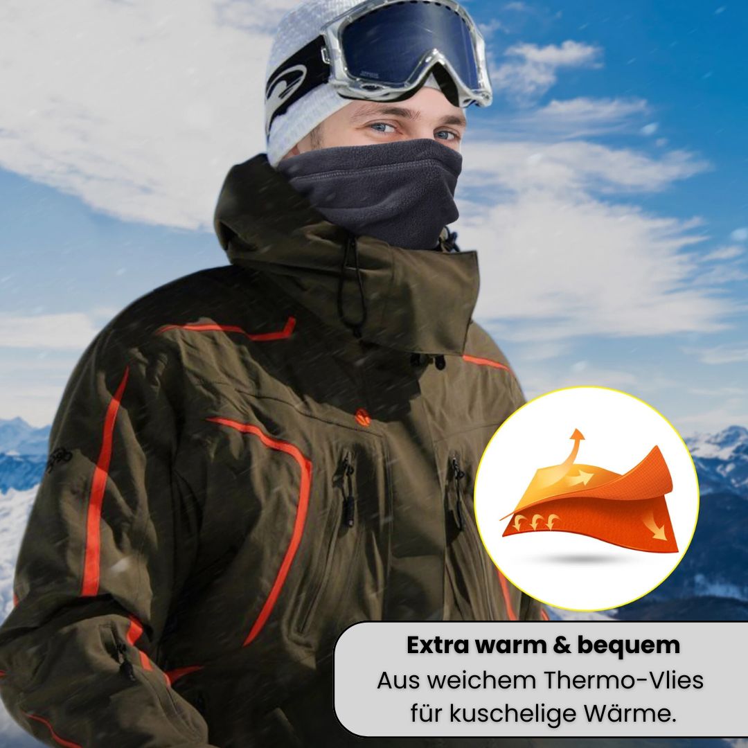 Thermohose + Herren Winterjacke mit Handschuhen & Schlauchschal
