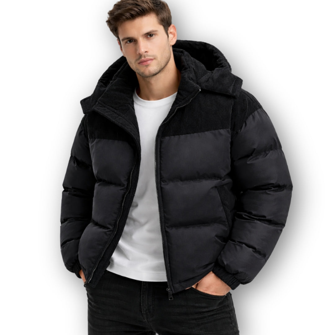 Herren Winter Pufferjacke – Winddicht & Extra Warm