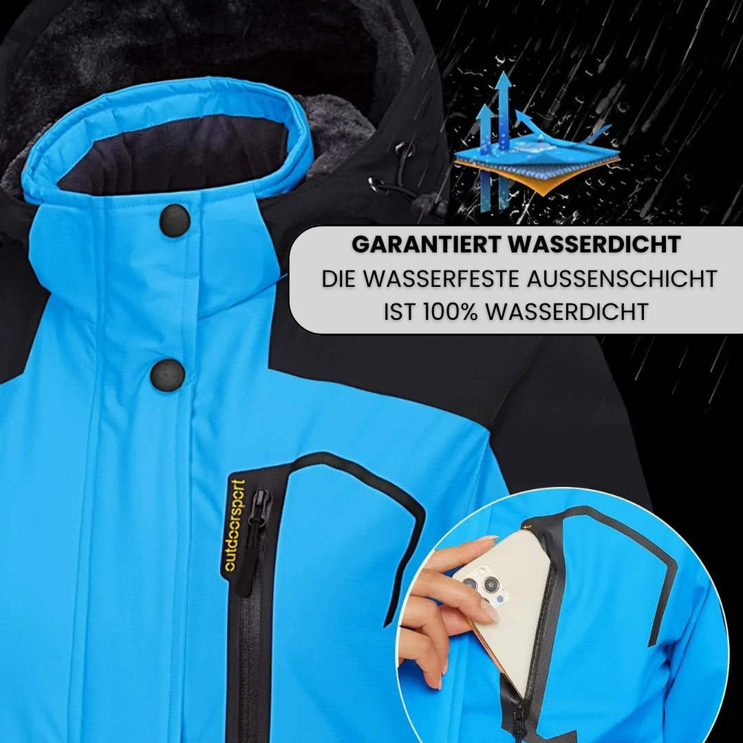 Warme Outdoor Winterjacke Damen – wind- & wasserdicht