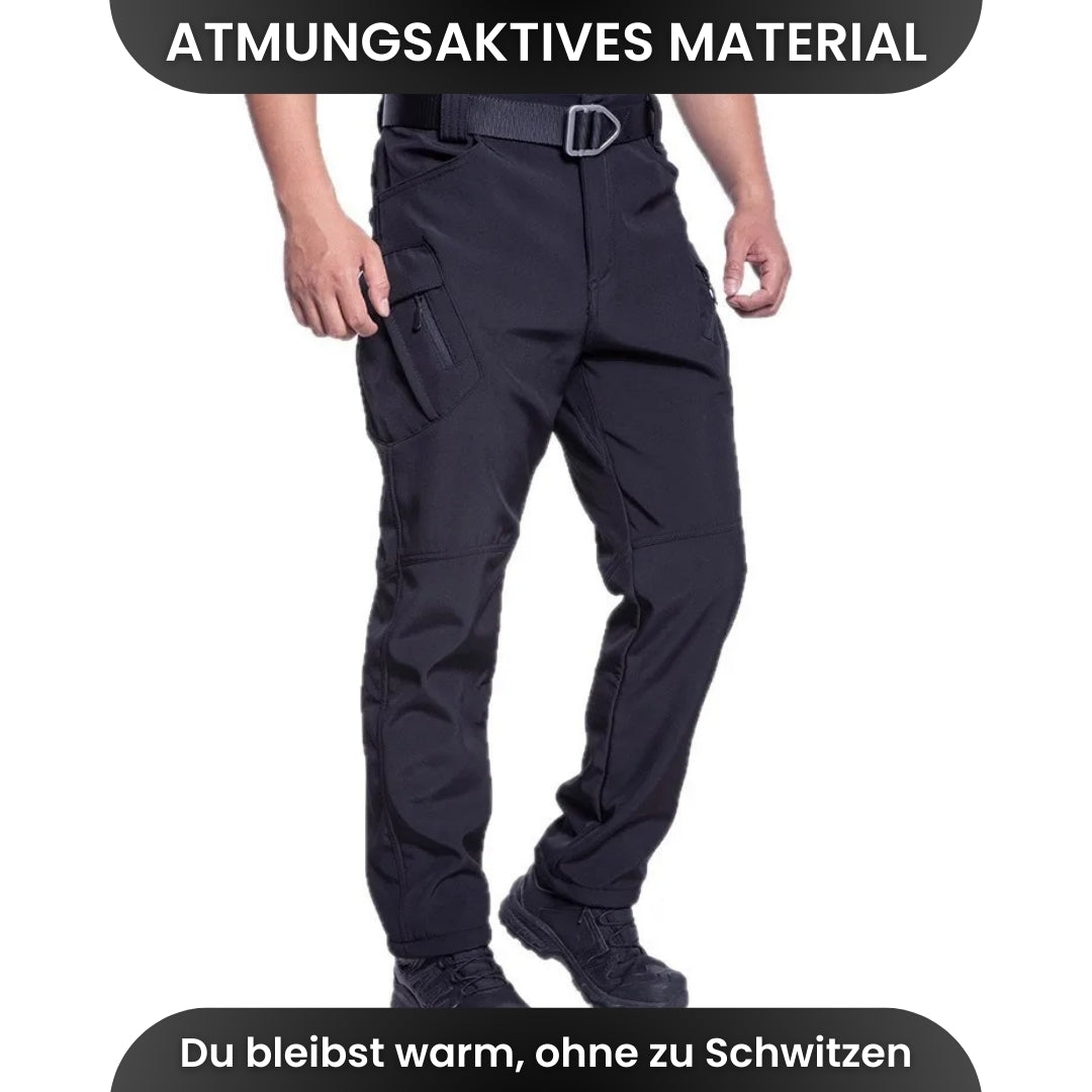 Wasserdichte Thermo-Outdoorhose mit Fleece