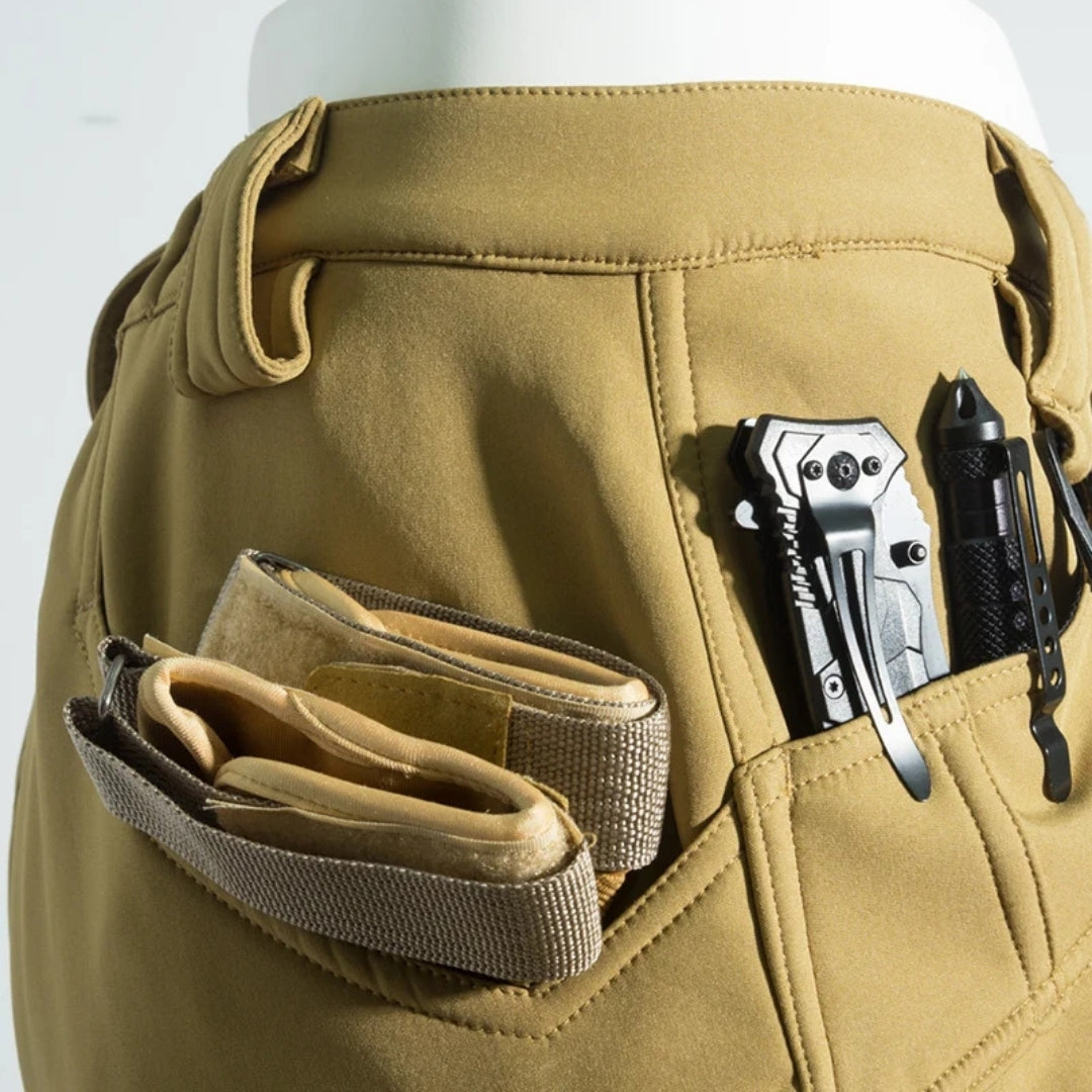 Wasserdichte Thermo-Outdoorhose mit Fleece