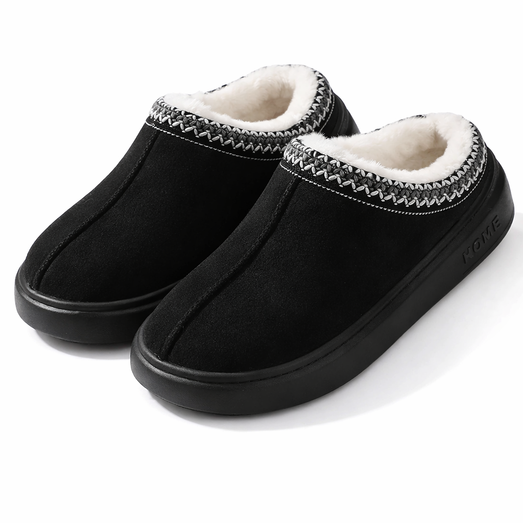 Gefütterte Winter-Hausschuhe für Damen & Herren
