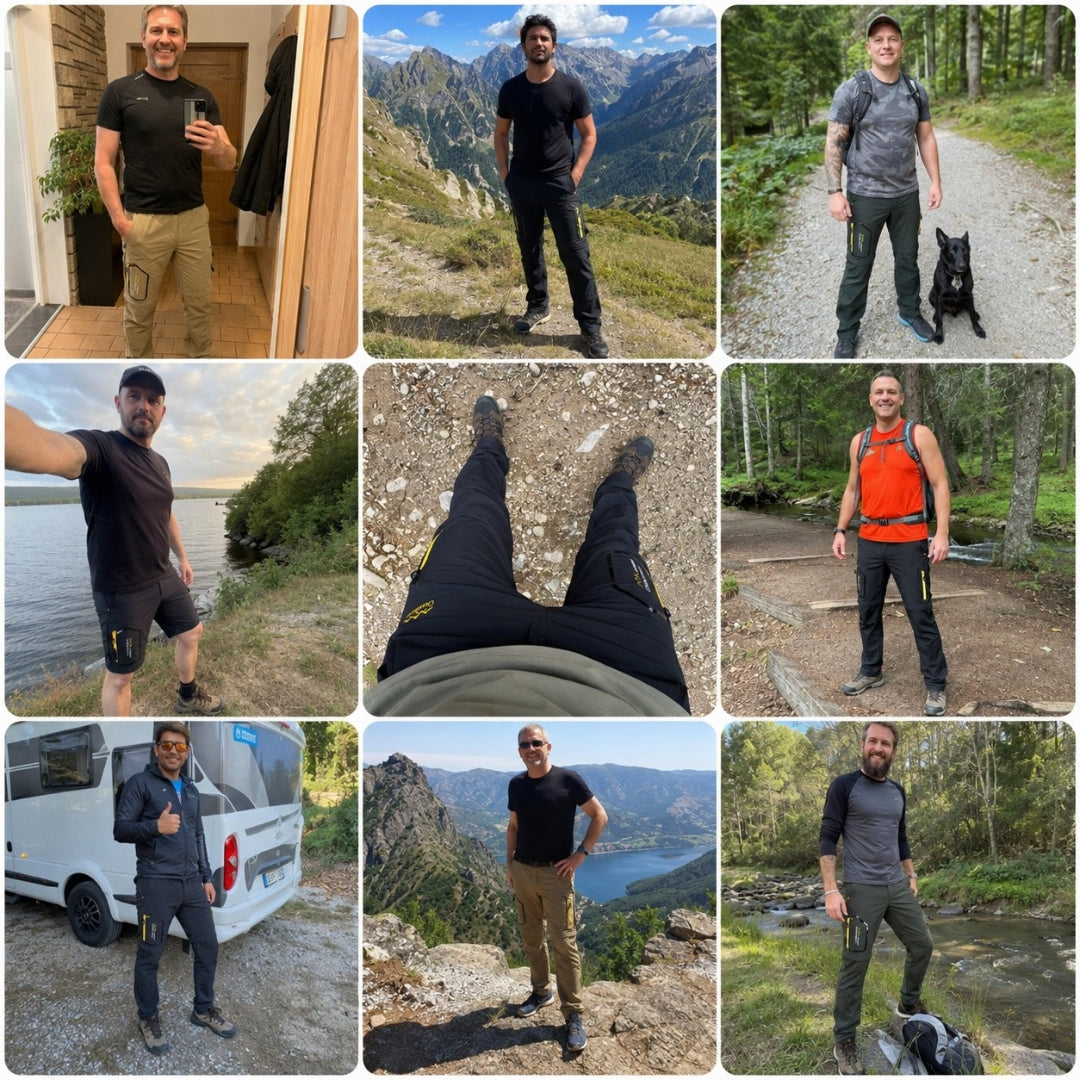 Outdoorhose Herren mit Zip-off Funktion