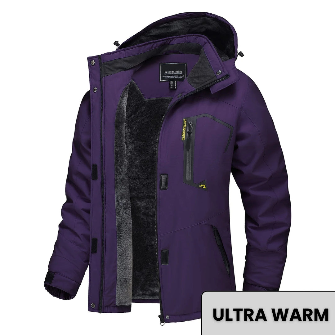 Warme Outdoor Winterjacke Damen – wind- & wasserdicht