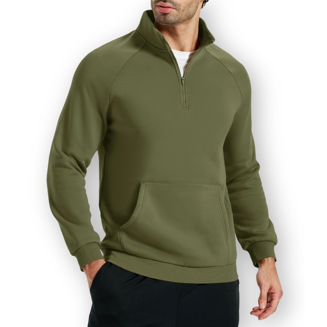 Fleece Winterpullover Herren