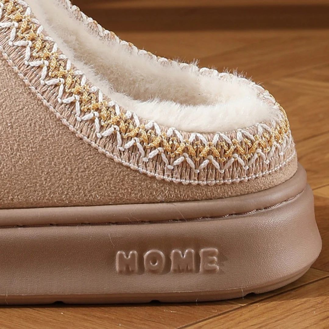 Gefütterte Winter-Hausschuhe für Damen & Herren