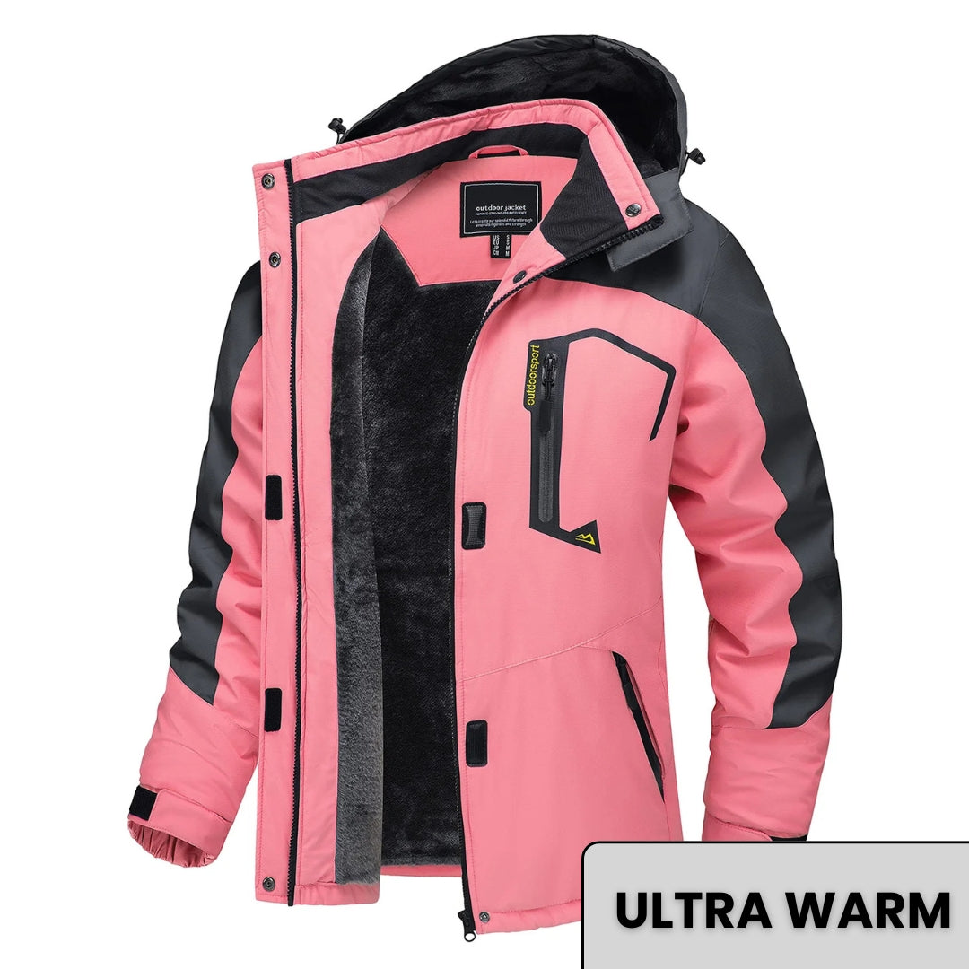 Warme Outdoor Winterjacke Damen – wind- & wasserdicht