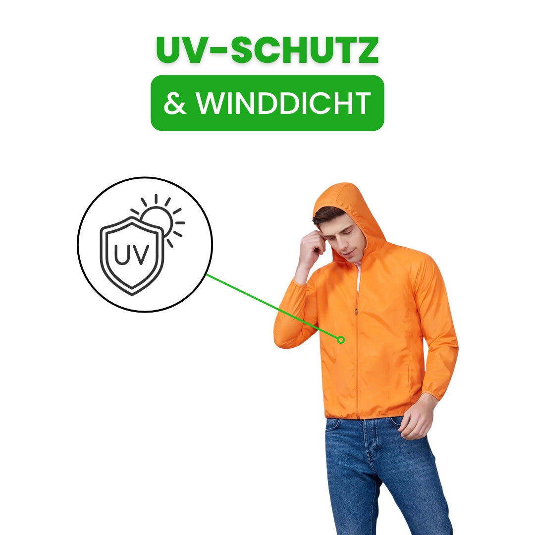 Ultraleichte Wind- & Regenjacke für Damen & Herren