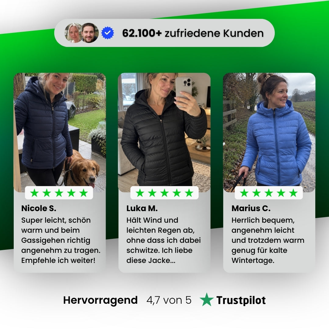 Warme Damen Winterjacke