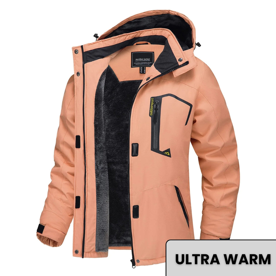 Warme Outdoor Winterjacke Damen – wind- & wasserdicht