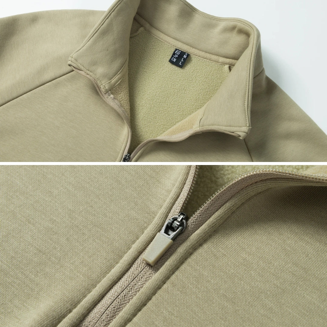 Fleece Winterpullover Herren