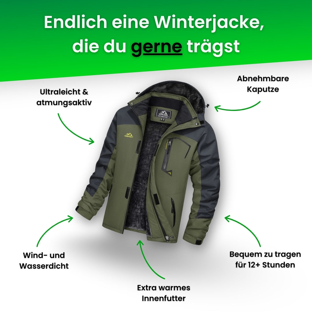 Wasserdichte Winterjacke - Herren