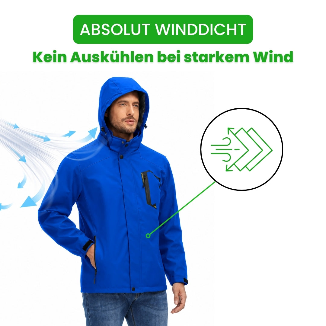 Herren Regenjacke - Für Wandern, Freizeit & Outdoor