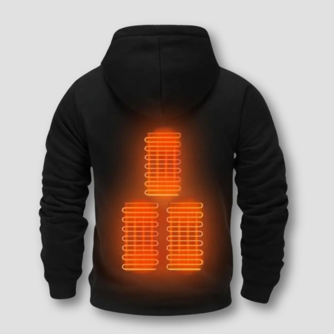 Beheizter Hoodie mit 5 Zonen – bleib warm & flexibel