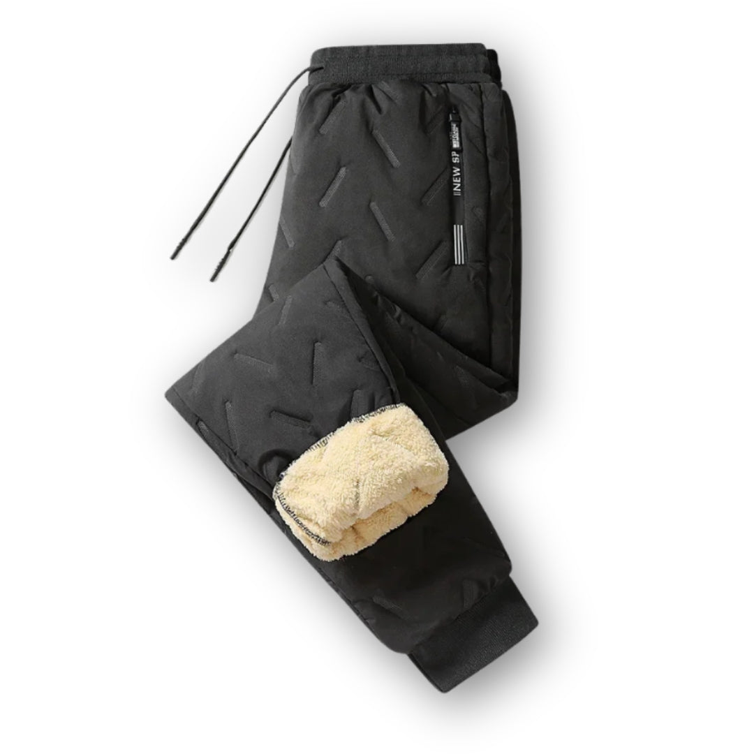 Thermohose + Herren Winterjacke mit Handschuhen & Schlauchschal