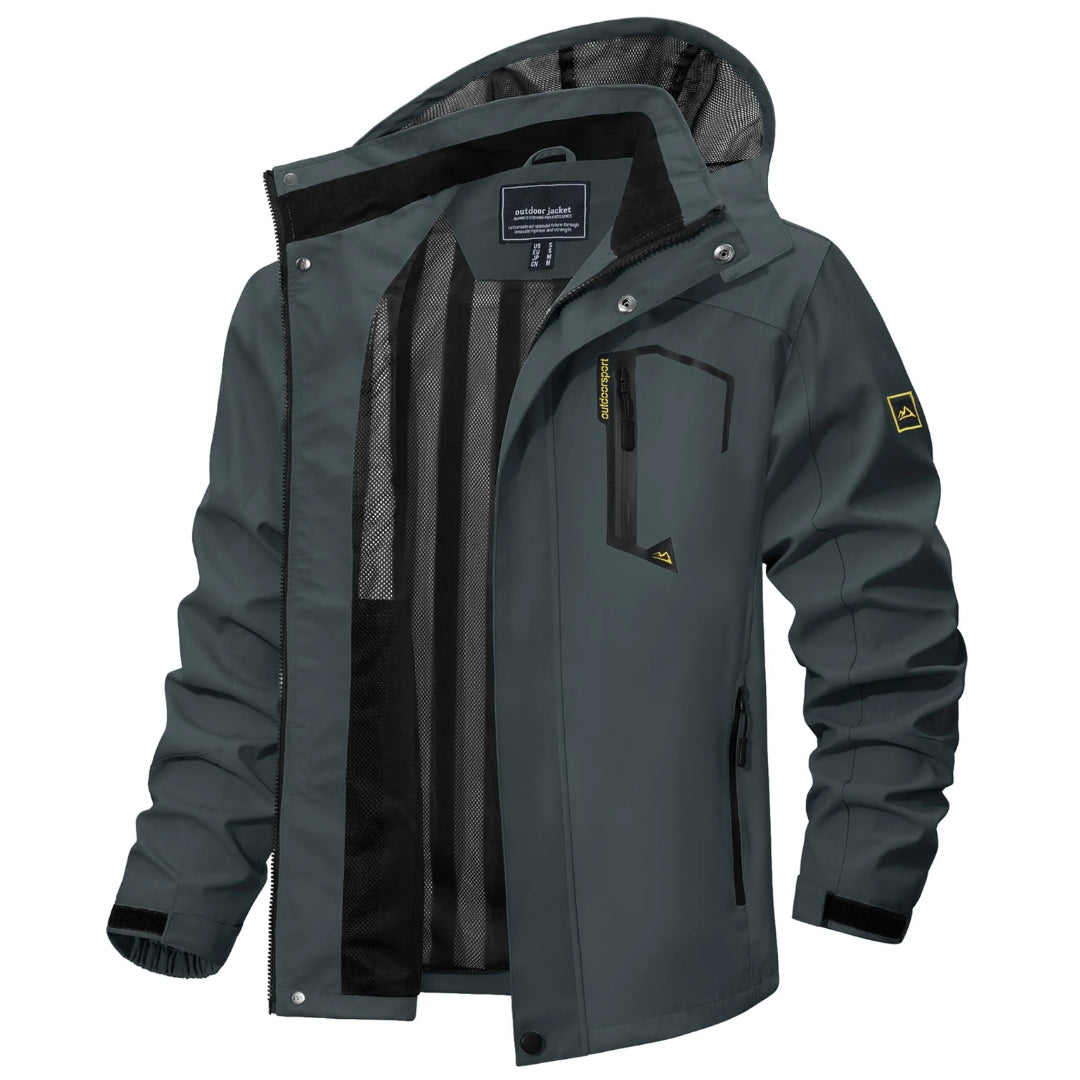 Herren Regenjacke - Für Wandern, Freizeit & Outdoor