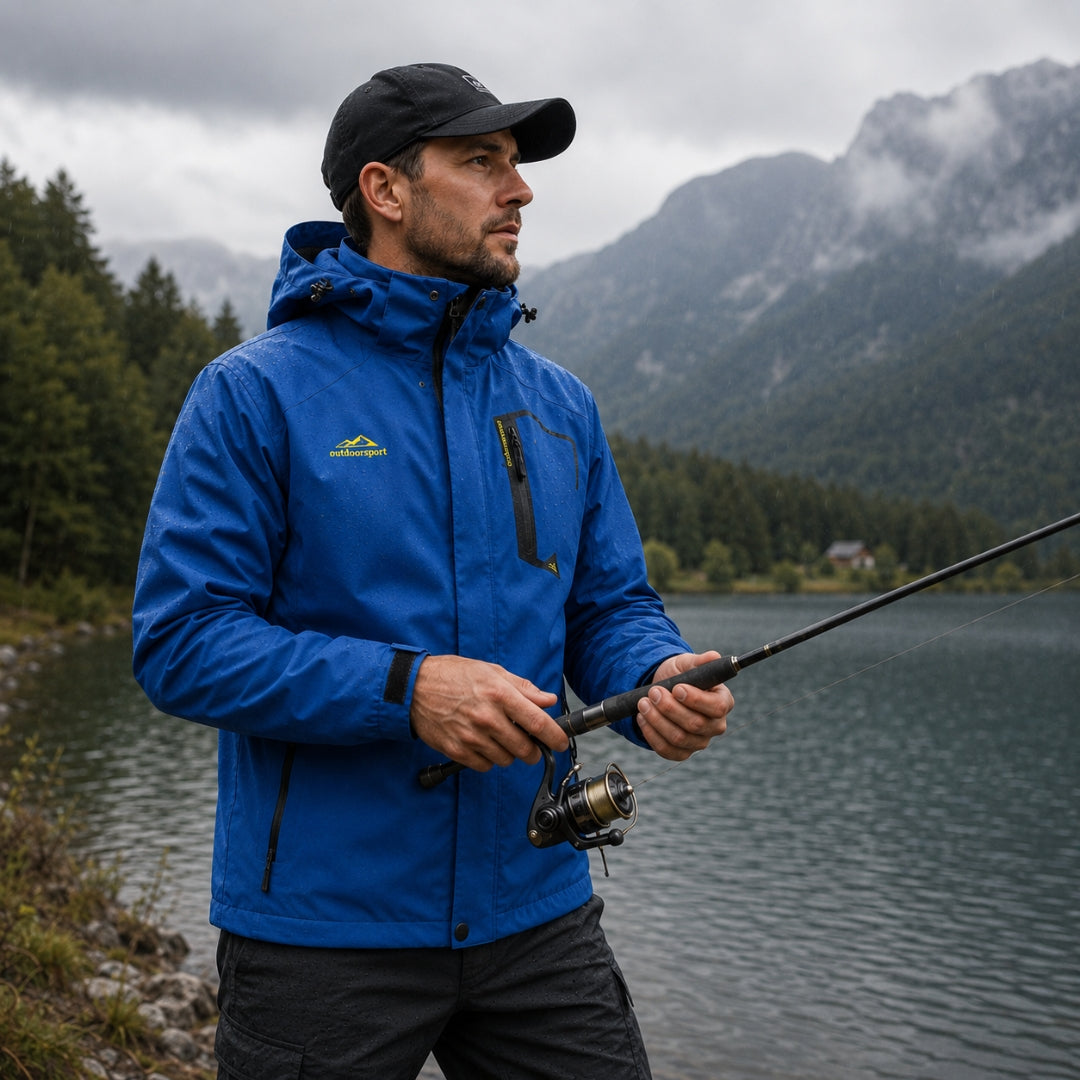 Herren Regenjacke - Für Wandern, Freizeit & Outdoor