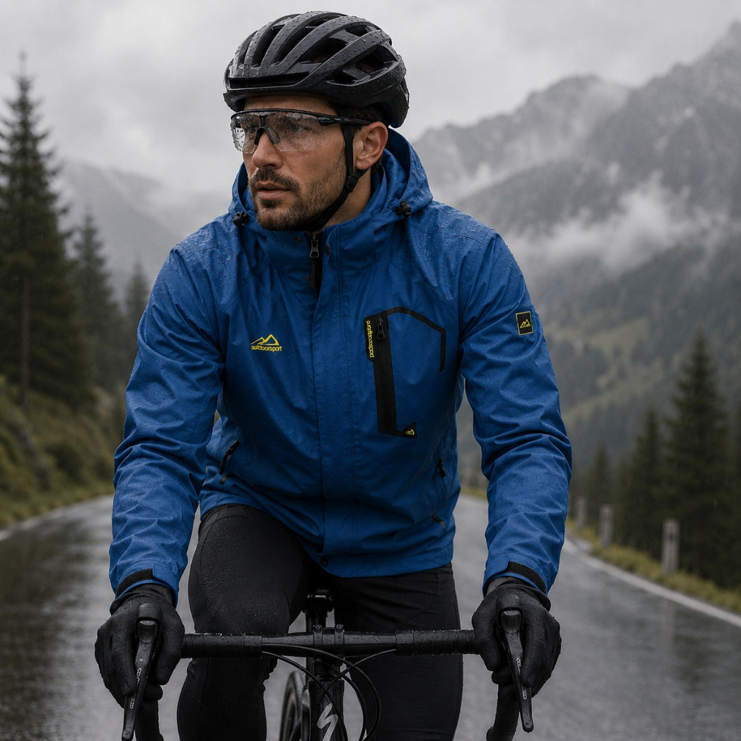 Herren Regenjacke - Für Wandern, Freizeit & Outdoor