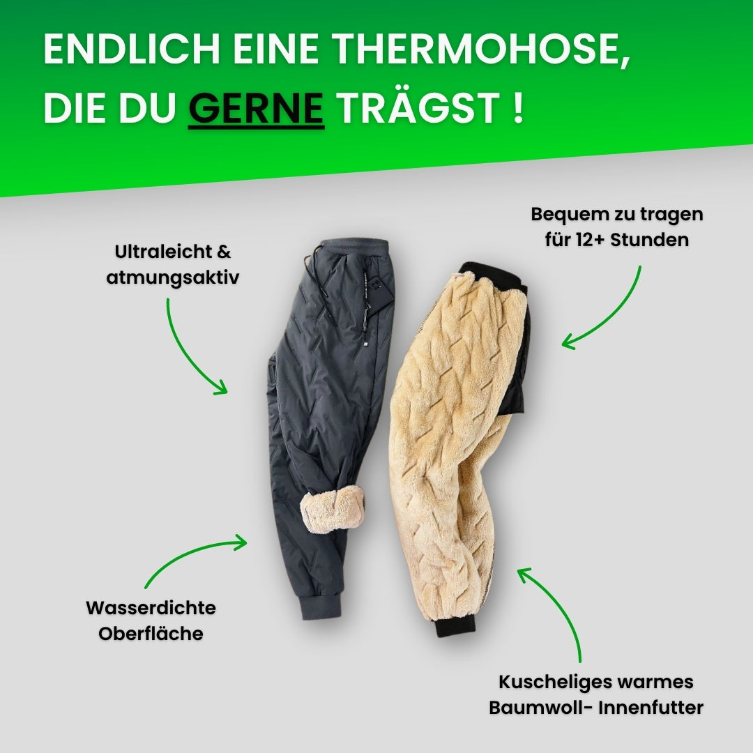 Gefütterte Thermohose für Damen & Herren