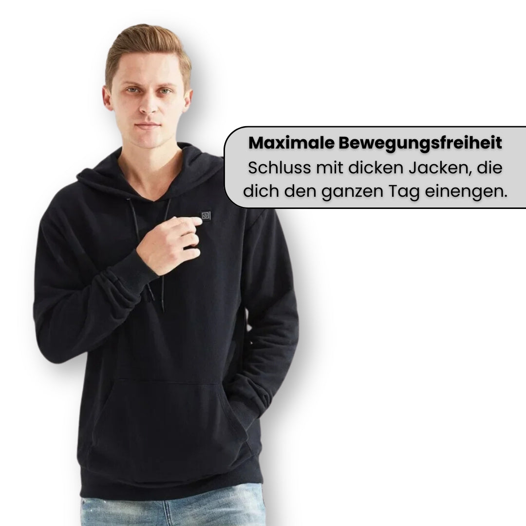 Beheizter Hoodie mit 5 Zonen – bleib warm & flexibel
