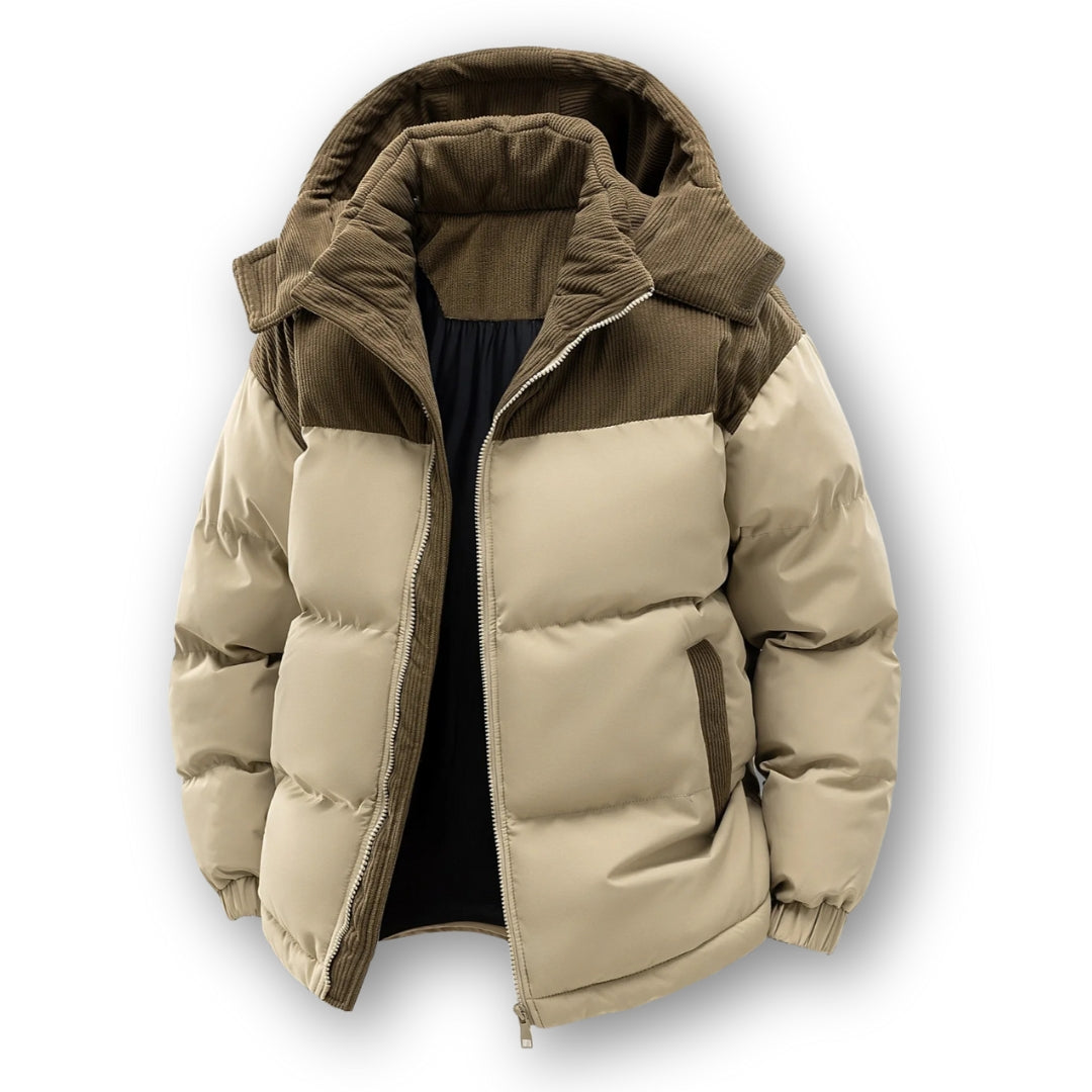 Herren Winter Pufferjacke – Winddicht & Extra Warm