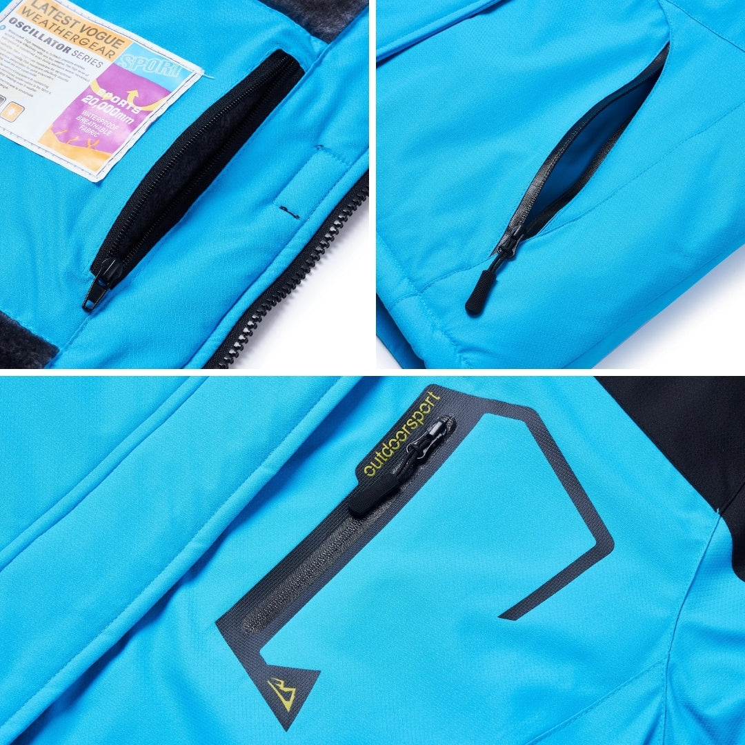 Warme Outdoor Winterjacke Damen – wind- & wasserdicht