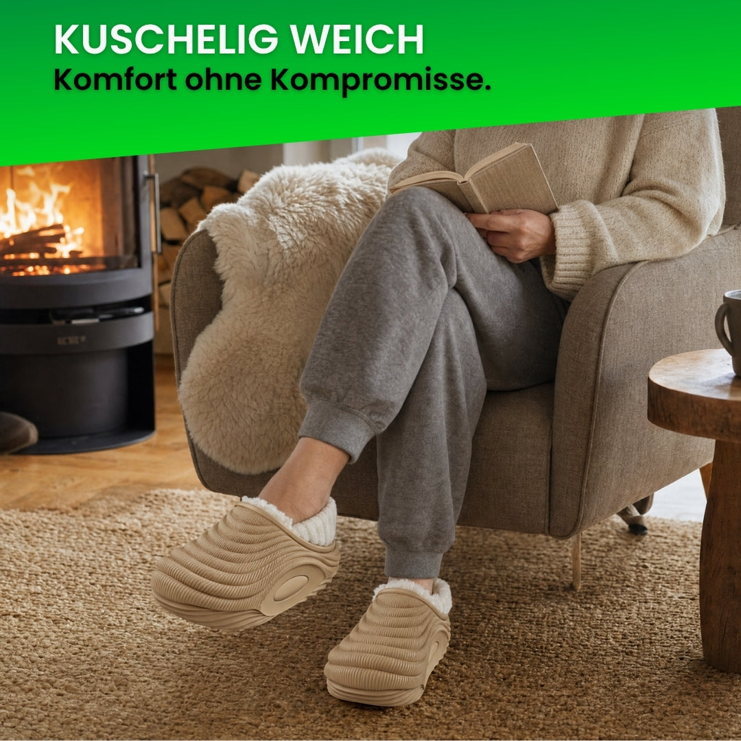 Warme Hausschuhe Damen & Herren