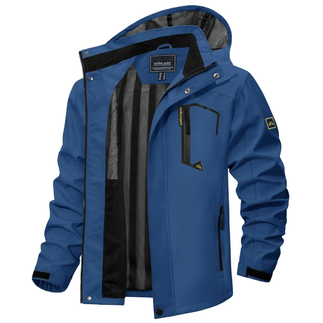 Herren Regenjacke - Für Wandern, Freizeit & Outdoor
