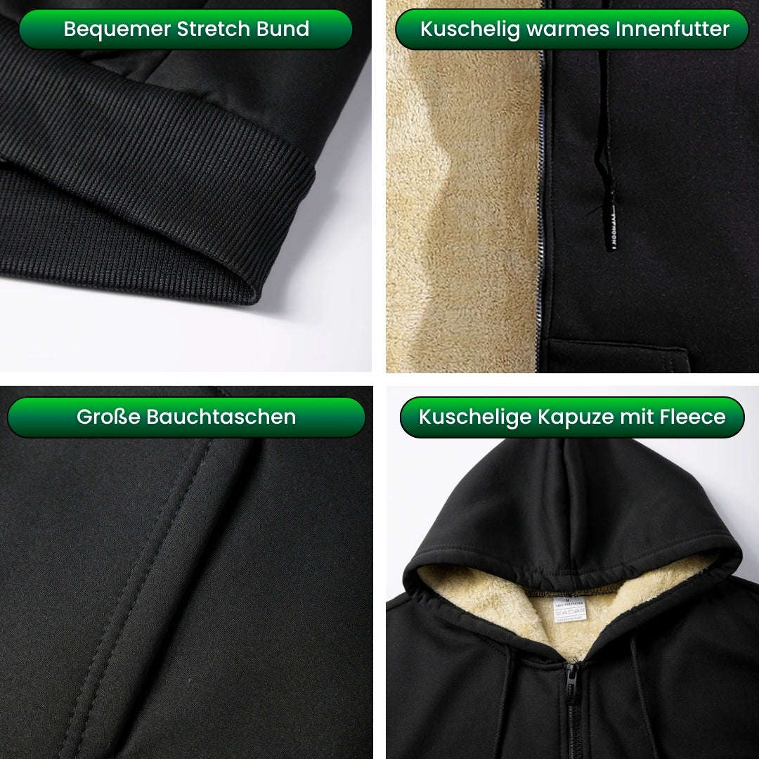 Warmer Zip-Hoodie - Herren
