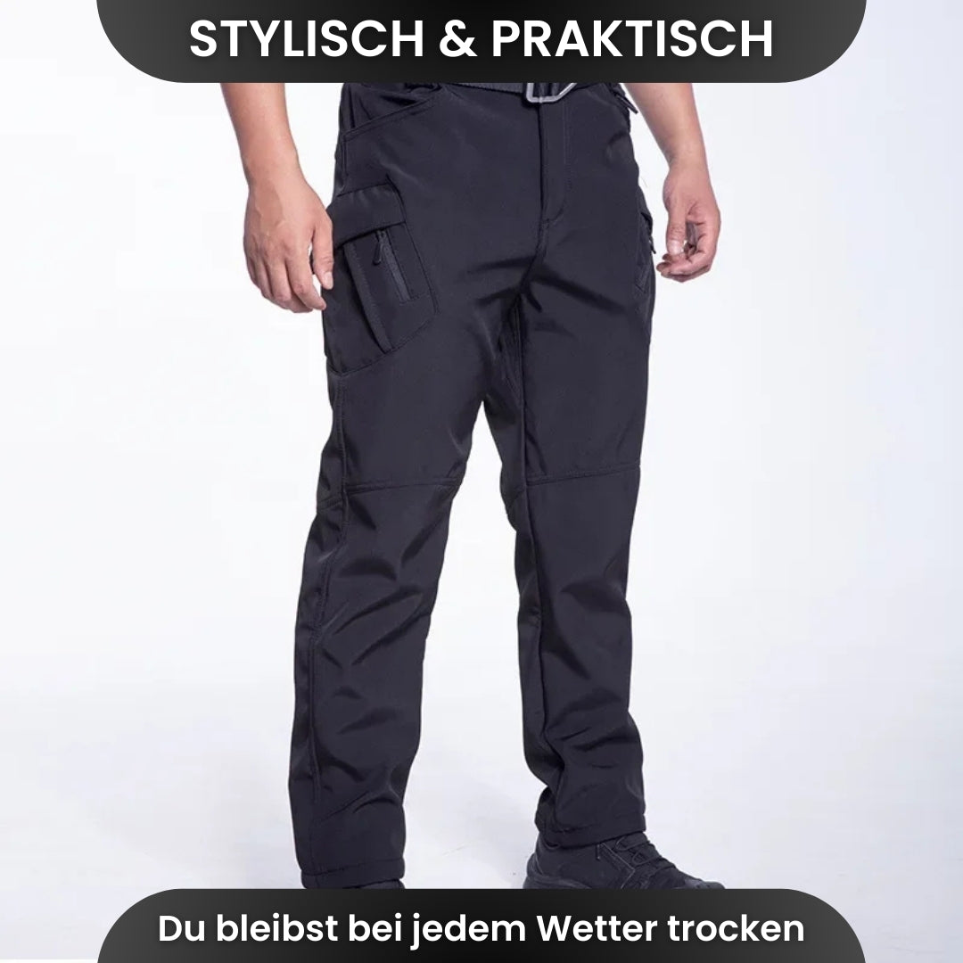 Wasserdichte Thermo-Outdoorhose mit Fleece