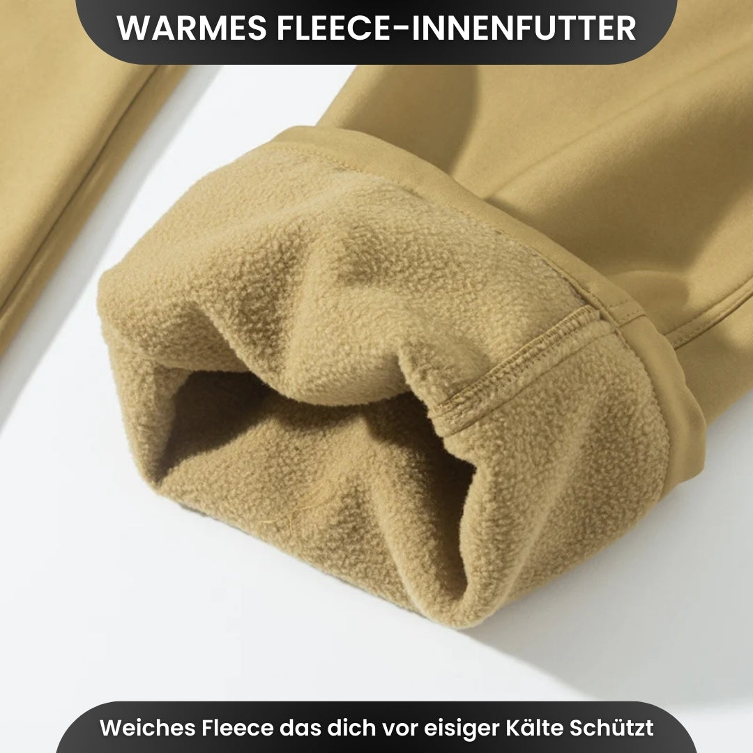 Wasserdichte Thermo-Outdoorhose mit Fleece