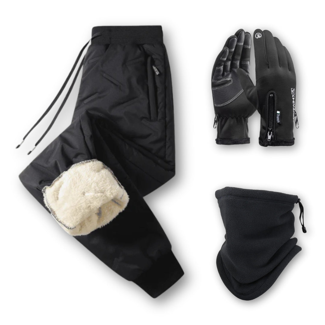 Thermohose + Handschuhe & Schlauchschal