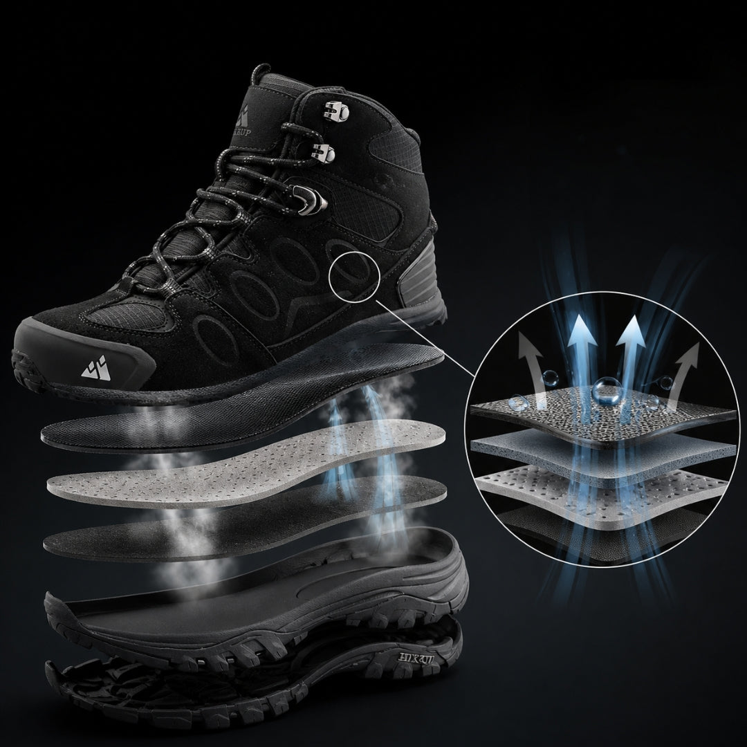 Outdoor Trekking Boots – Rutschfest, Atmungsaktiv & Ultra Robust