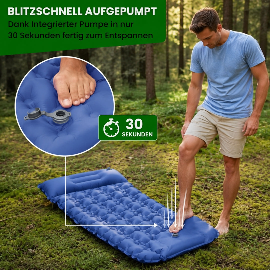 Ultraleichte & kompakte Isomatte - perfekt für unterwegs